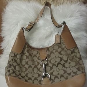 Vintage COACH Logo Bag Shoulder Bag NoJ0820 F13069